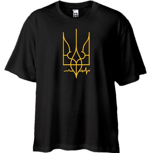 Футболка Oversize с Гербом Украины 