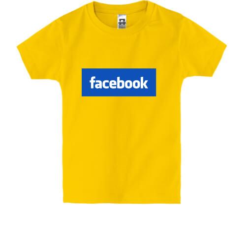 Дитяча футболка з логотипом Facebook