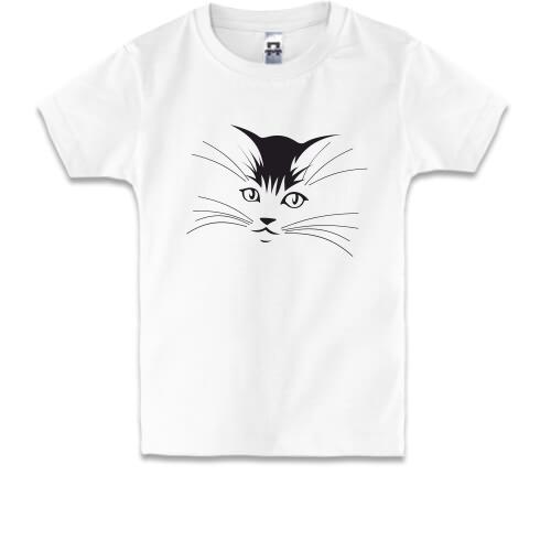 Дитяча футболка з кішкою