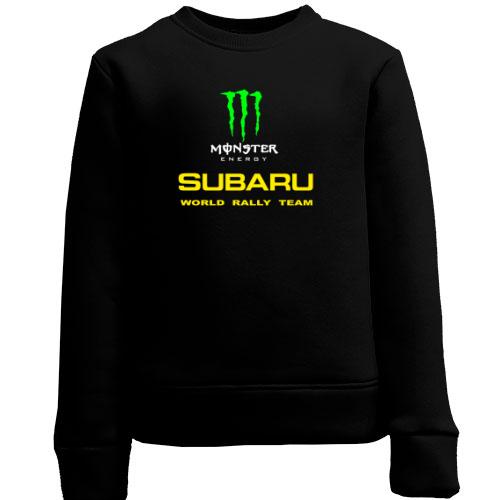 Детский свитшот Subaru monster energy