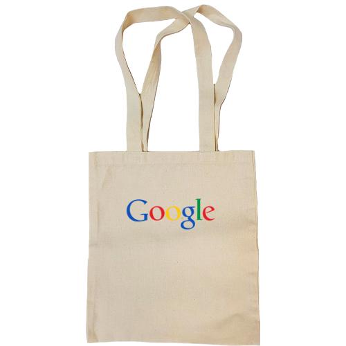 Сумка шопер з логотипом Google
