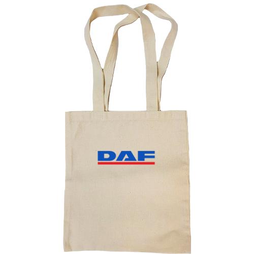 Сумка шоппер с лого DAF