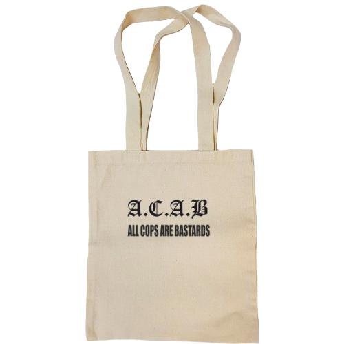 Сумка шоппер A.C.A.B (2)