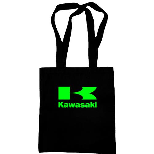 Сумка шоппер с лого Kawasaki