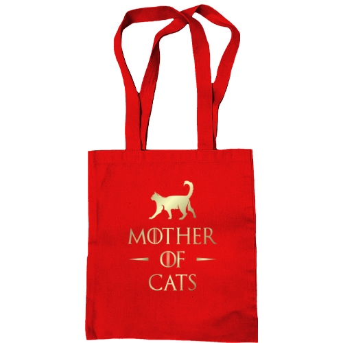 Сумка шоппер Mother of cats (кошачья мама)