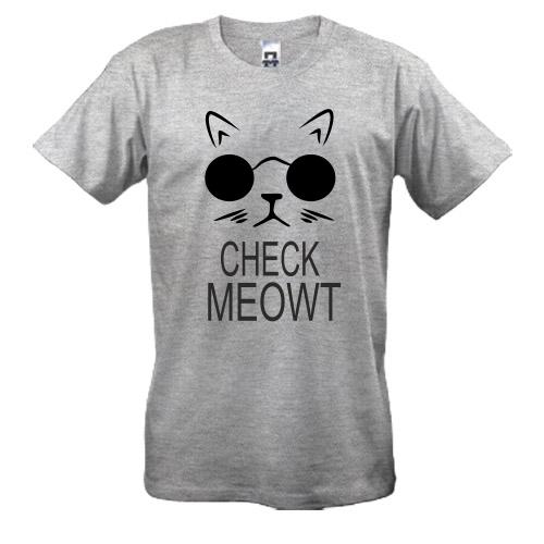 Футболка check meowt