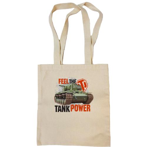 Сумка шоппер WOT - Feel the tank power