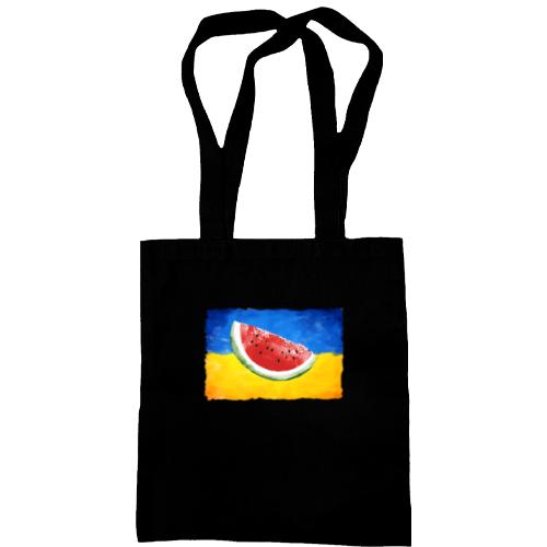 Сумка шопер Херсон (прапор України та шматочок кавуна)