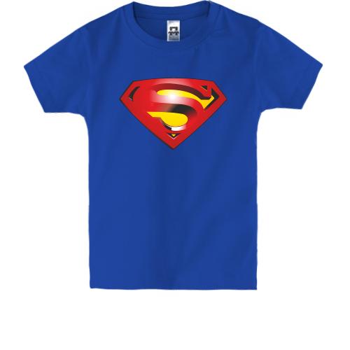 Детская футболка с лого Супермэна