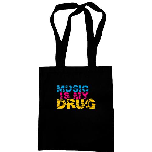 Сумка шоппер Music is my drug