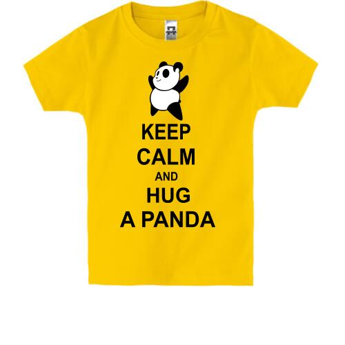 Детская футболка hug panda
