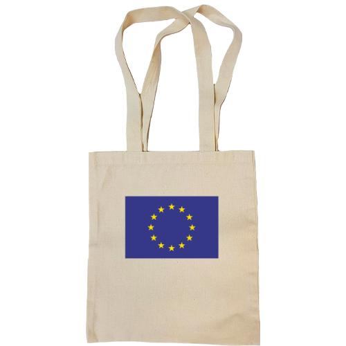 Сумка шопер з прапором Євро Союзу