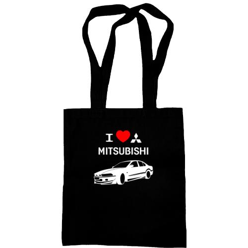 Сумка шопер I love mitsubishi