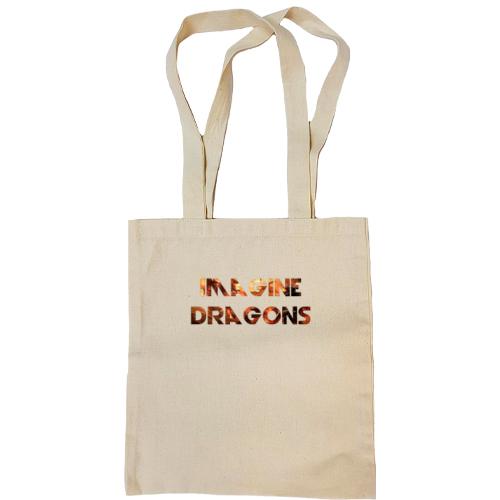 Сумка шопер Imagine Dragons (вогняний дракон)