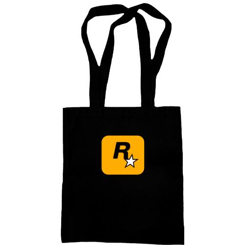 Сумка шоппер с логотипом Rockstar Games