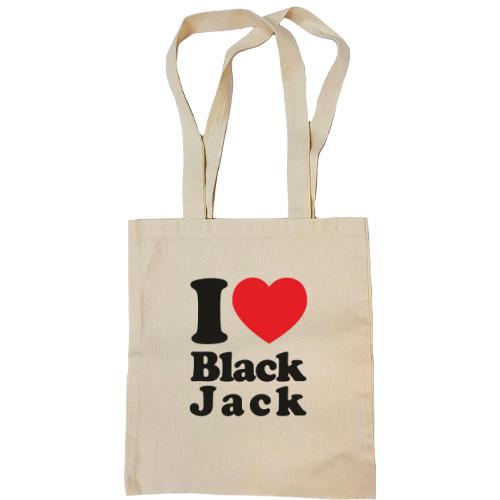 Сумка шопер I love Black Jack