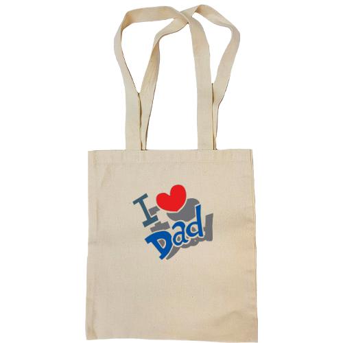 Сумка шоппер с надписью 