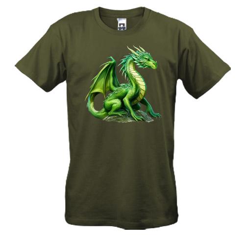 Футболка Зеленый дракон (2)
