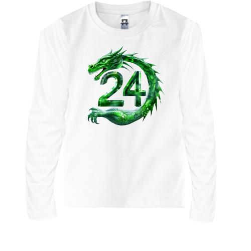 Дитяча футболка з довгим рукавом Рік дракона 2024