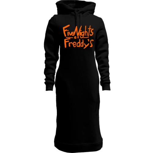 Жіночі толстовки-плаття Five Nights at Freddy’s (напис)