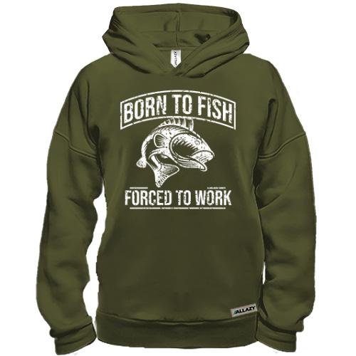 Худі BASE Born to Fish  Forced to work