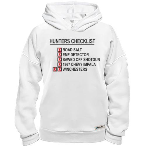 Худі BASE  с принтом  Hunters checklist