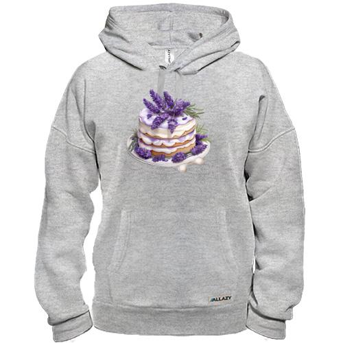 Худи с лавандовым пироженым