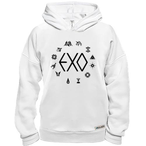 Худі BASE EXO з іконками