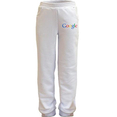 Дитячі трикотажні штани з логотипом Google