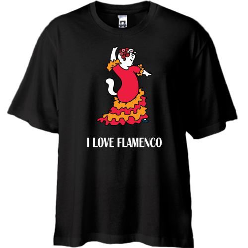 Футболка Oversize i love flamenco