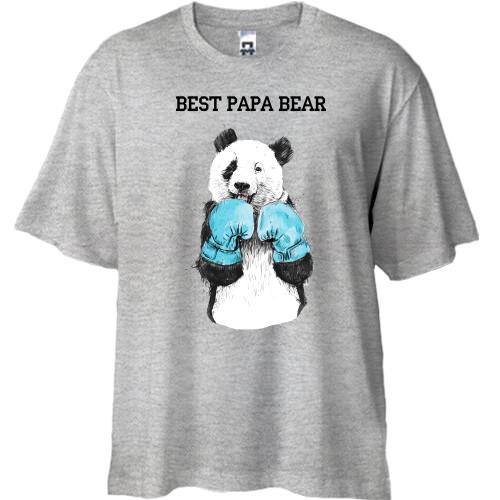 Футболка Oversize Best Papa Bear