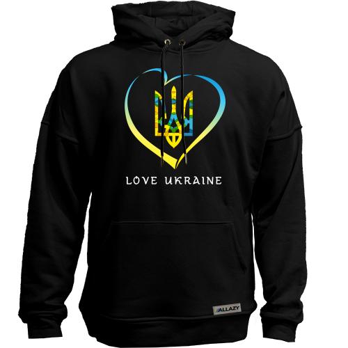 Худи без начісу Love Ukraine
