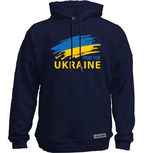 Худи без начісу Pray for Ukraine (3)