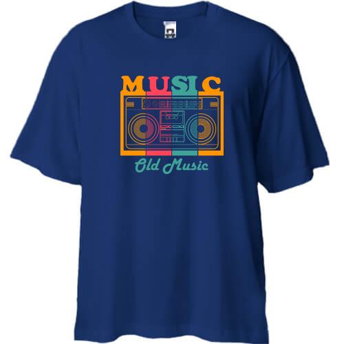 Футболка Oversize Old music