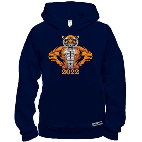 Худи BASE с накачанным тигром 2022
