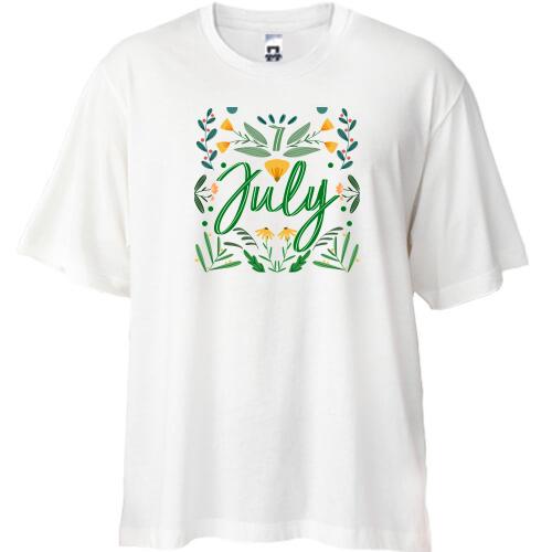 Футболка Oversize July Июль