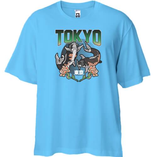 Футболка Oversize с надписью 