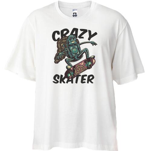 Футболка Oversize Robot Crazy Skater