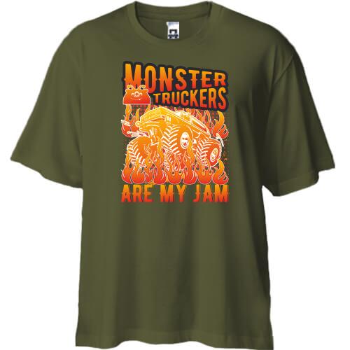 Футболка Oversize Monster Truckers