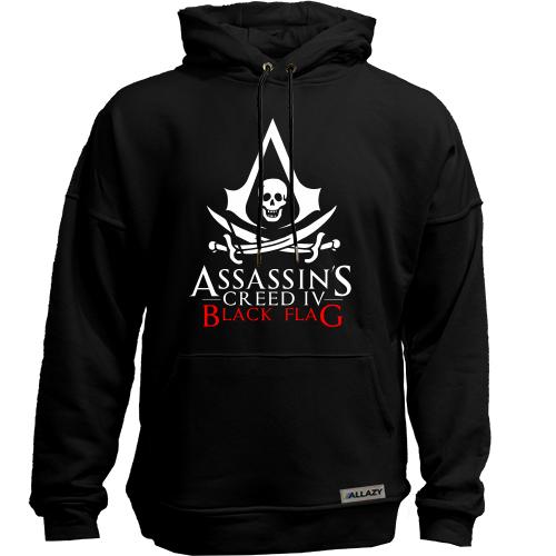 Худи без начісу з лого Assassin's Creed IV Black Flag