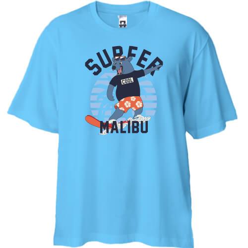 Футболка Oversize Surfer Malibu Bear