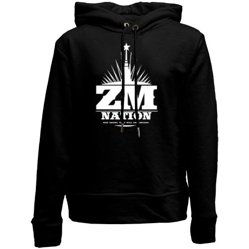 Детский худи без флиса ZM Nation Кто знает тот поймет