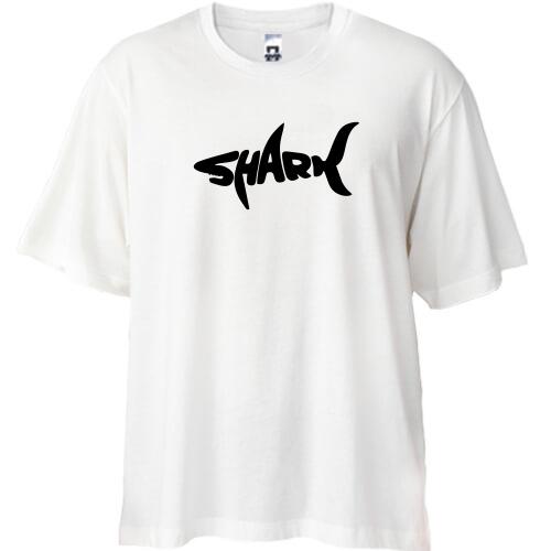 Футболка Oversize Shark word