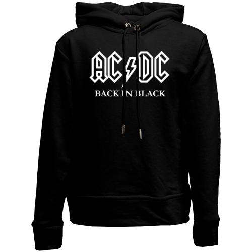 Детский худи без флиса AC/DC Black in Black