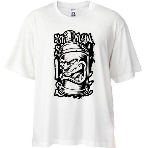 Футболка Oversize Alive paint balloon art