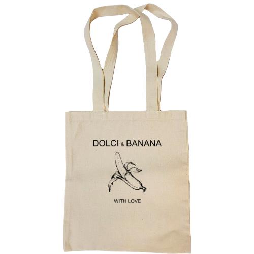 Сумка шоппер с логотипом Dolci Banana