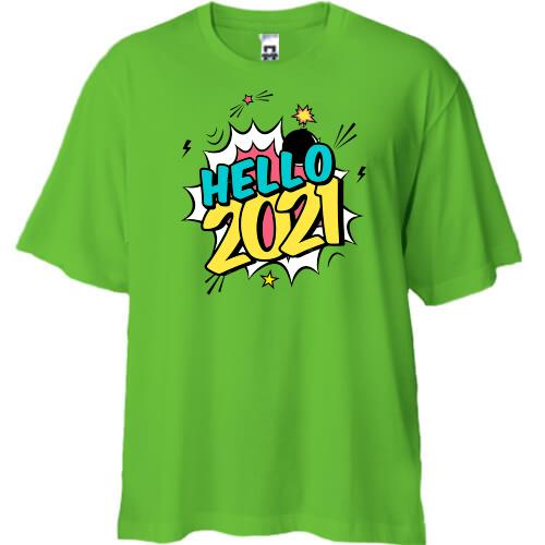 Футболка Oversize Hello 2021