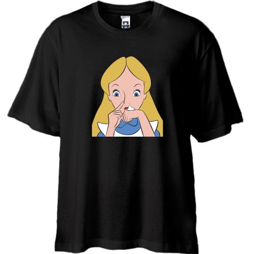 Футболка Oversize Alice 18+
