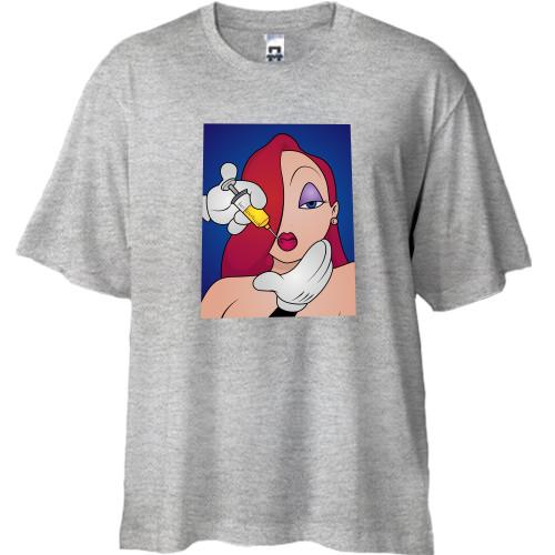 Футболка Oversize Jessica Rabbit 18+
