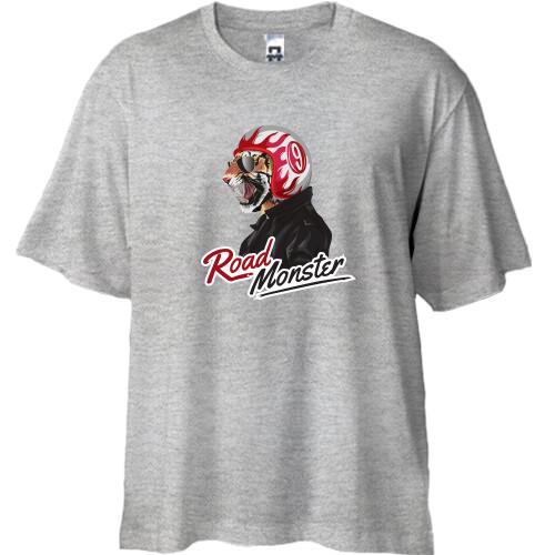 Футболка Oversize Tiger road monster